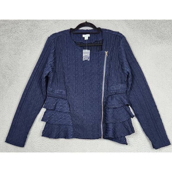 Sundance Jackets & Coats Sundance Sweater Jacket Womens Large Blue